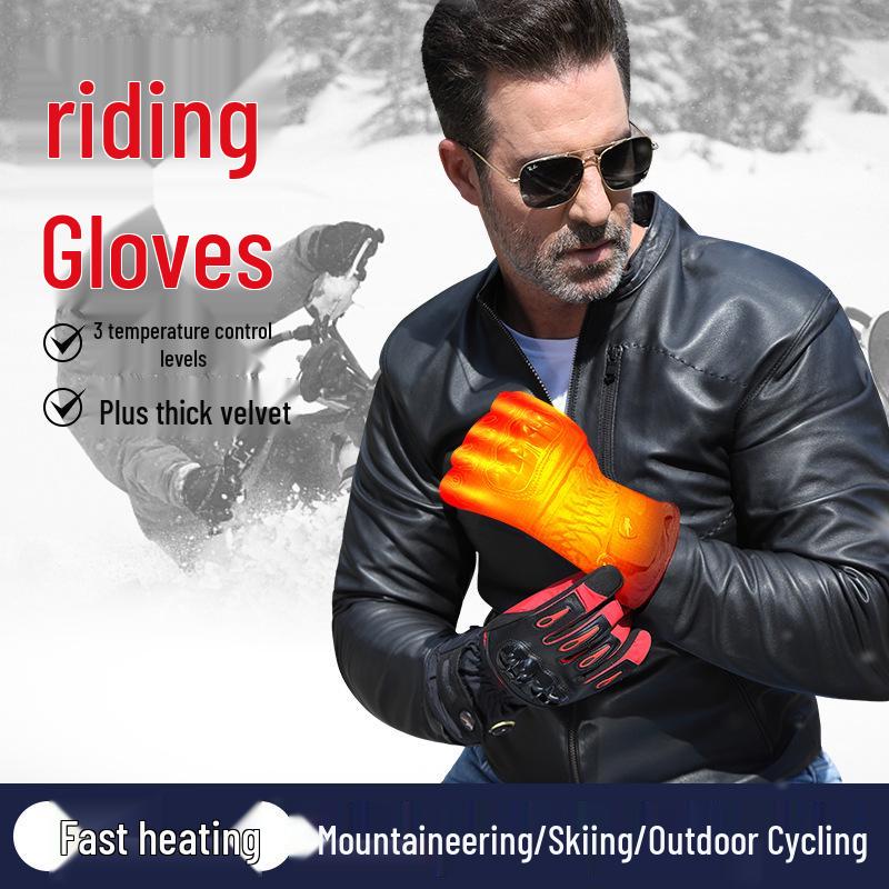 Winter Motorcycle Gloves: Cold-Proof, Warm, Impact-Resistant, Heated, Touchscreen & Waterproof for Men