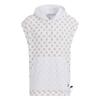 Neo Logo Print Zip Kangaroo Pocket Sleeveless Hoodie Jacket Men Outerwear White IB5859