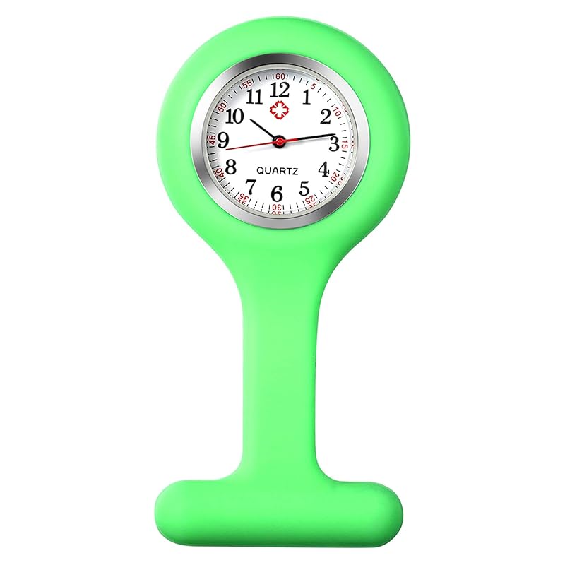 

Lancardo nurse watch for nurses pocket watch clip unisex cute Easy to see ladies round cover 4 colors present birthday