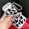 Clear Earphone Cases Cover Case For Airpods Pro3 1 Pro Pro2 4 2 3 Cartoon Black Cat