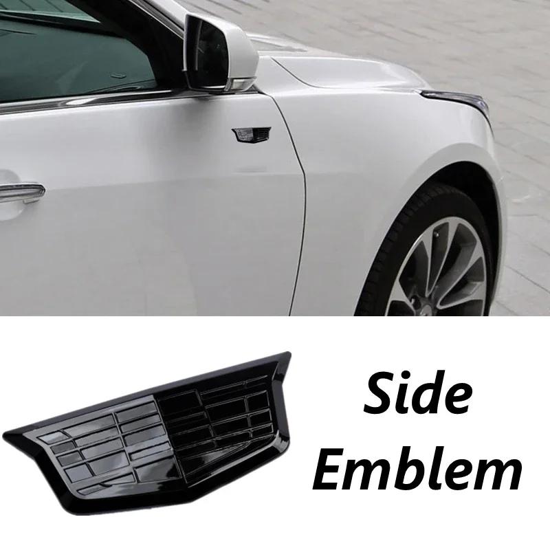 ABS Auto Frontgrill Heckklappen Logo Emblem Seitenkotflügel Abzeichen Abdeckung Aufkleber für Cadillac CT4 CT5 CT6 XT4 XT5 XT6 Zubehör