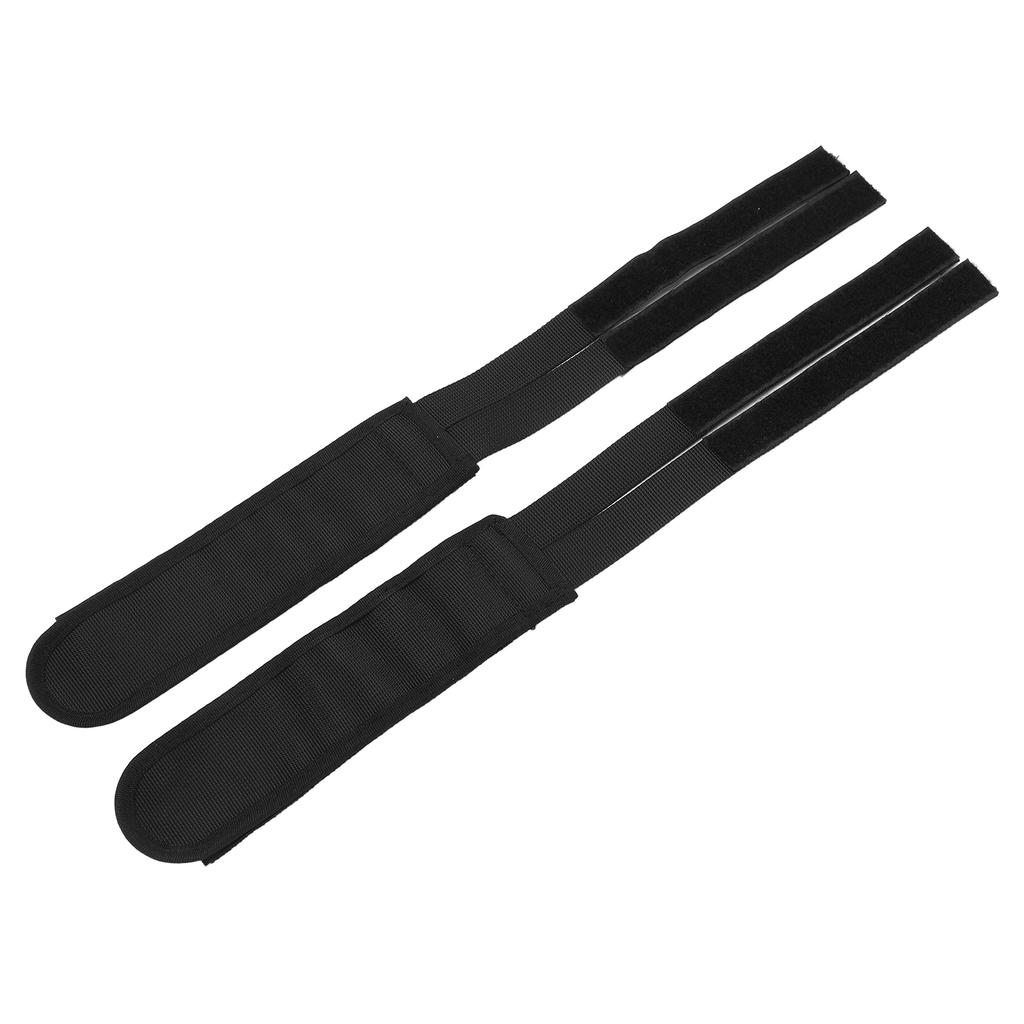 1 Par Tiras de Pedal de Bicicleta Fita Resistente a Rasgos Durável Robusto Ajustável Cinta para Pés de BicicletaPreto