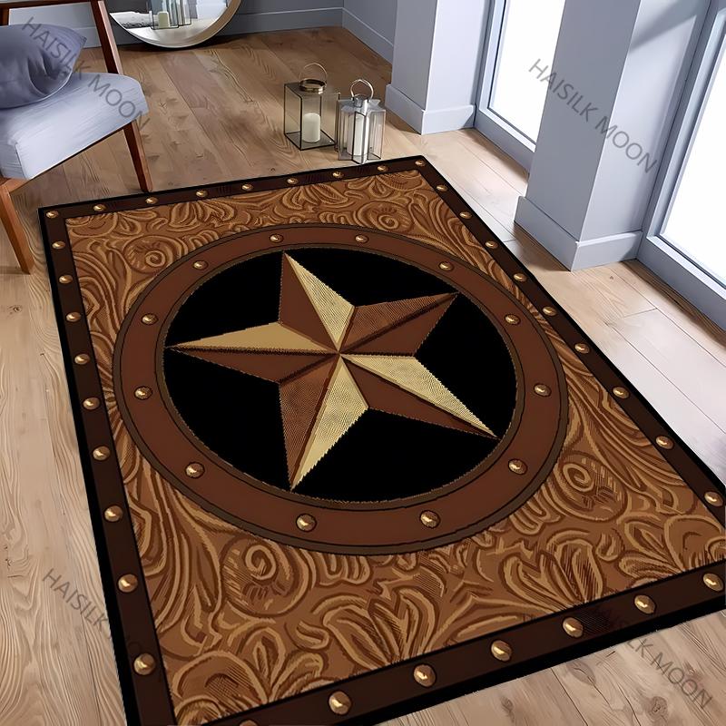 3D Vintage Pentagram Printed Mat Washable Carpet for Room Easy To Clean Rug for Sofa Livingroom Modern Home Decor Wonderful Gift