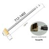 T12 Chisel Type Soldering Iron Tip - Wide, Enlarged, and Flat Spatula Type