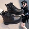 Child Korean Popular Simple Daily Snowboot Western Stylesoft Soled Studentshoe  Suitable Girlswinter Versatile Short Boot
