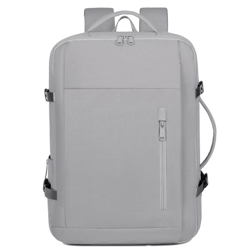

TS JYL laptop bag,USB Backpack Women High Grade Minimal College Expandable Travel Bag OneSize серый