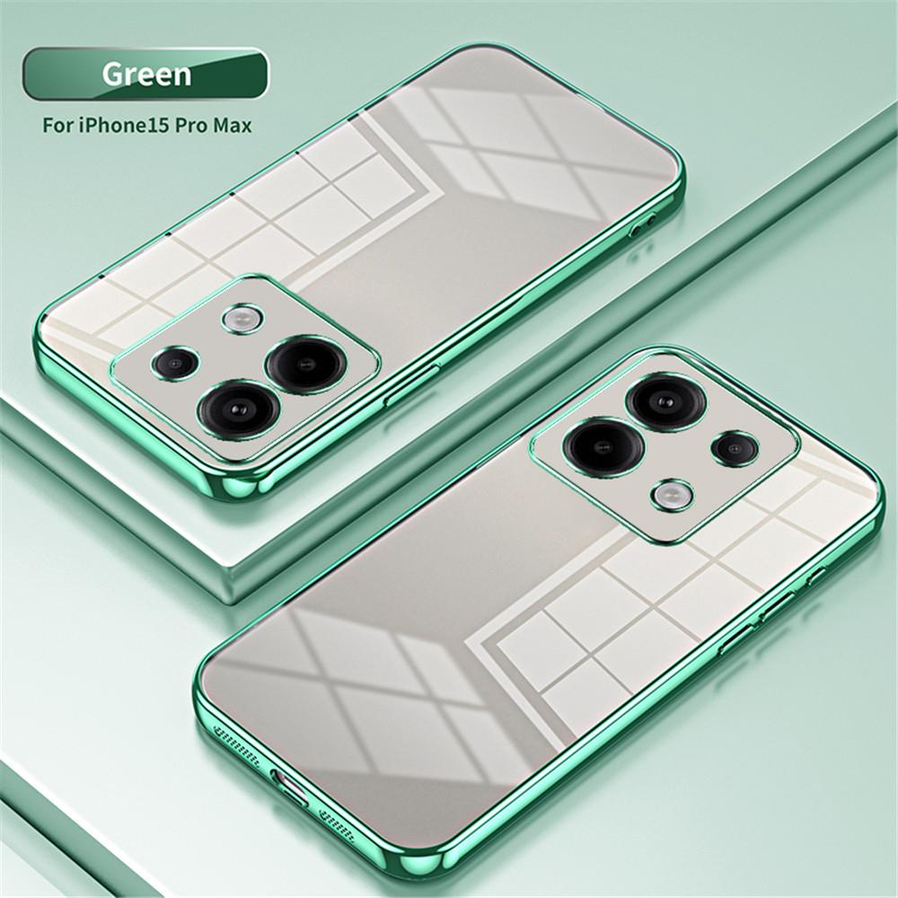 Luxury Plating Case For Xiaomi Redmi Note 13 Pro Plus POCO M6 X6 Pro C65 13T 13 Lite Clear Soft Silicone Cover Redmi 13C A3 4G