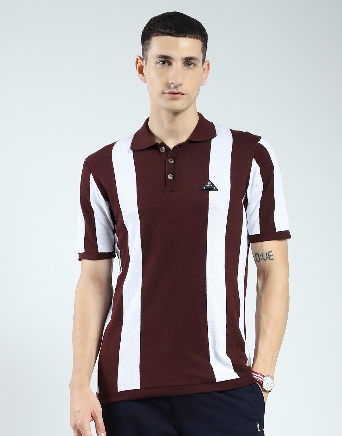 ROCK.IT van House of Monte Carlo Heren Regular Fit Polo T-shirt XL wijn