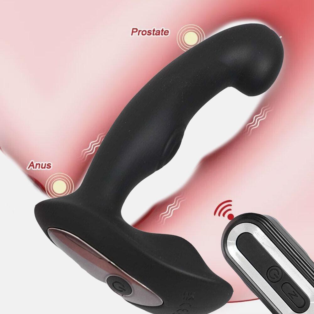 Vibrating Prostate Massager for Men - USB Rechargeable Anal Butt Plug Vibrator, Discreet Pleasure Enhancement Sex Toy