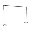 7.9x9.8ft Studio Photography Background Support System Heavy Duty Metal Backdrop Stand Adjustable Backdrop Bracket with