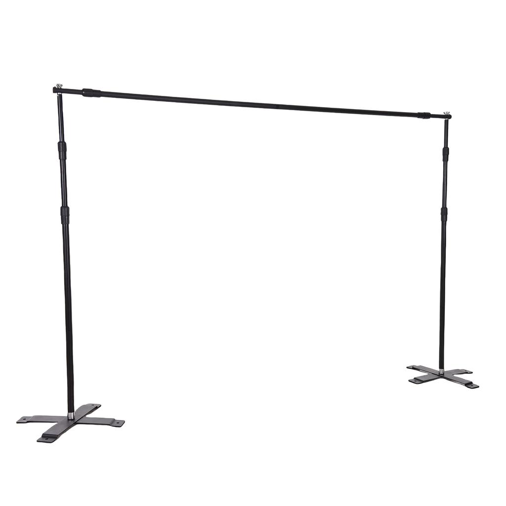 7.9x9.8ft Studio Photography Background Support System Heavy Duty Metal Backdrop Stand Adjustable Backdrop Bracket with
