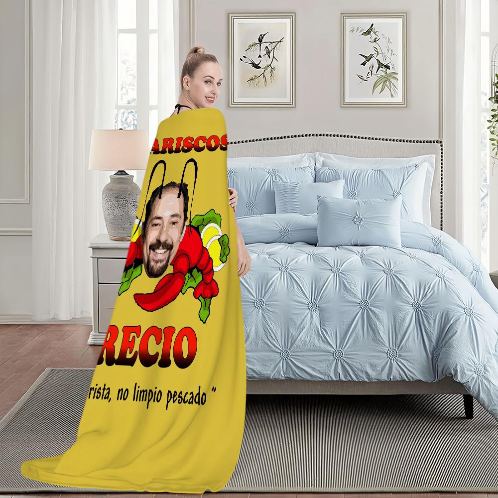 Mariscos Recio Blanket For Soft Throw Blanket for Picnic Bed Sofa Home Bedroom Cozy Warm Comfortable