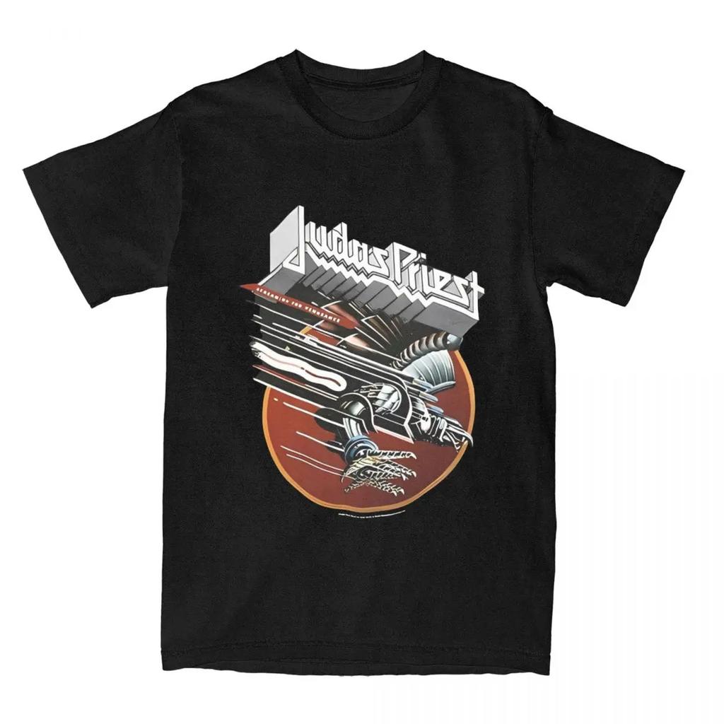 WoT Shirt Judas Priest T-Shirts Hip Hop Rock Band Summer Tees Streetwear Design Cotton Tops Gift Idea