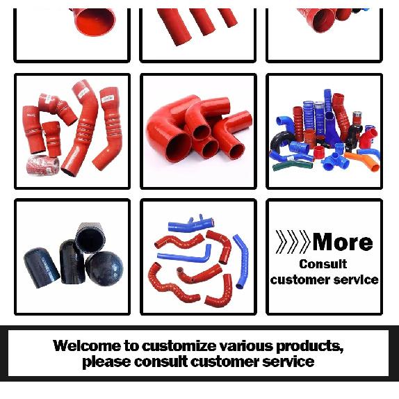 ID16-135mm Length100-1000mm Black Straight car silicone hose Intercooler Coolant Tube turbocharger connector tube Universal pipe