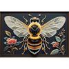 SeeyooBeeStyle4TinSign Seeyoo Retro Tin Sign Bee Style 4 - Vintage Metal Wall Art, Durable Colorfast Home/Bar Decor