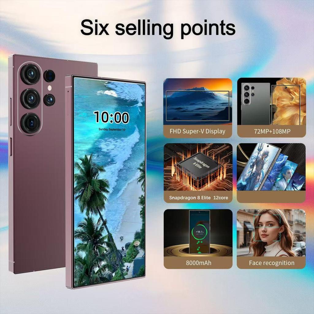 Cugo S26 Ultra Smartphone: 7.3" Display, Built-in Pen, Octa-core, 16GB RAM, 1TB Storage