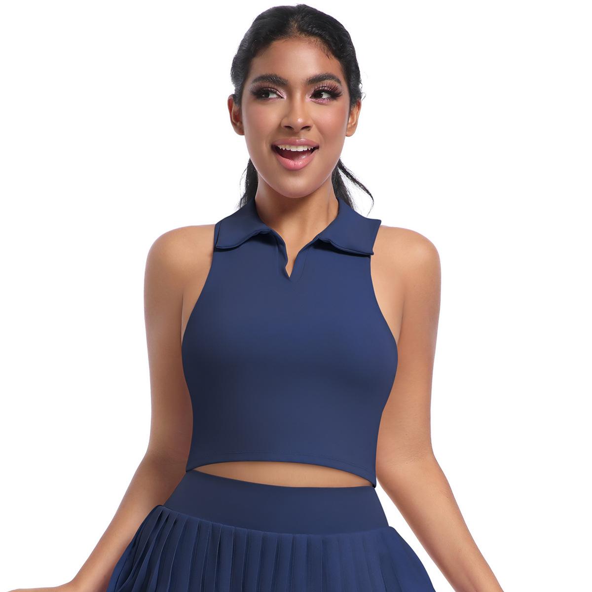 Повседневный жилет с лацканами для бега — фото 7