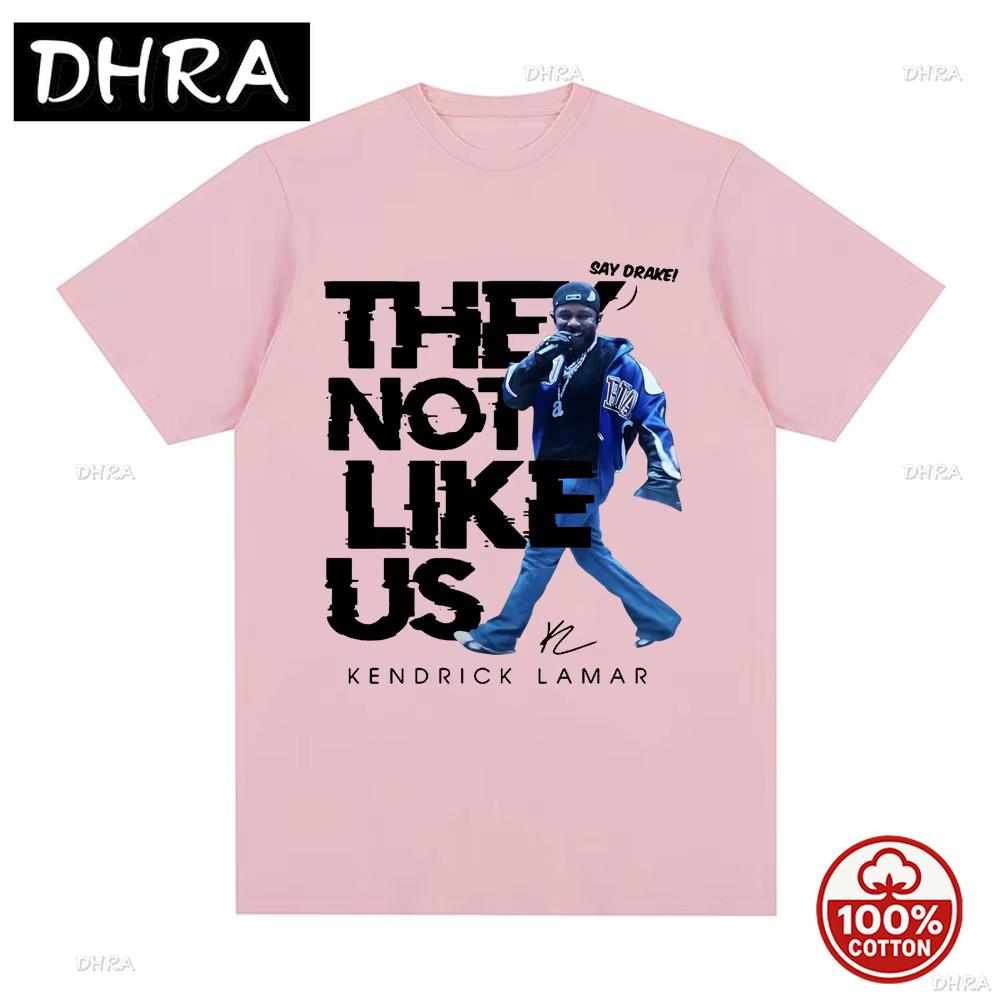 Hot Sale 100cotton Unisexs Oneck Shirt Rapper Kendrick Lamar Womens Summer Fashion Hip Hop Graphics High Quality Luxury Tshirt