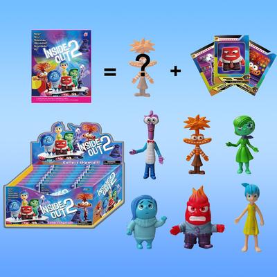Inside Out 2 Blind Box Anime Figure Joy Sadness Anxiety Envy Disgust Fear Action Figure Cartoon PVC Model Toys Doll Kids Gift