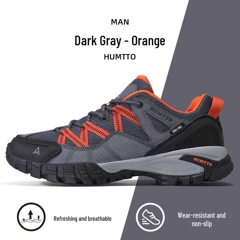 HUMTTO Men's Four-Season Breathable Mesh Outdoor Shoes