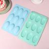 Moule à Gâteau Madeleine en Silicone 9 Cavités Coquille Biscuit Gâteau Savon Fait Main Plateau Moule en Silicone Anti-adhésif