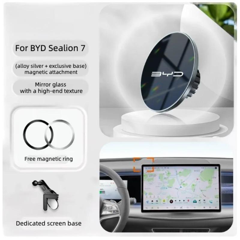 For BYD Sealion 7 2024 2025 2026 Models Car Phone Holder Car Navigation Bracket Interior Modification Parts