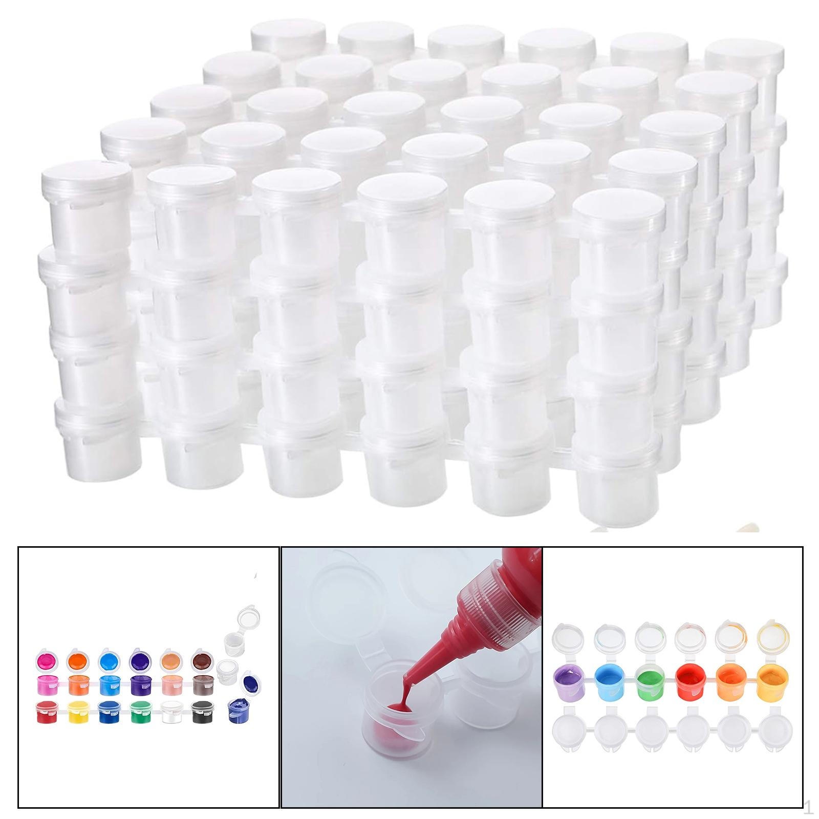 

Пустые горшки с краской, полоски, акриловые контейнеры, искусство, сделай сам, живопись для взрослых и детей 20pcs 5ml 17cm