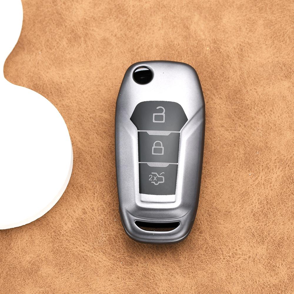 TPU Shell Keyless Fob Accessories For Ford Ecosport Kuga Escort Fusion Fiesta Mondeo Everest Ranger F150 Car Flip Key Case Cover