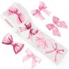 500 Sheets Per Roll - Pink Bow Sealing Stickers - Cute Gift Box Blessing Stickers - Decorative Materials for Packaging and Decoration - Stickers