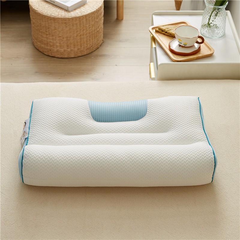 Memory Foam Alternative Pillow Neck Support Sleep Comfort Adult Single Use Machine Washable Knit Cover 48x74cm