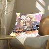 Kase-san And Morning G-Glories Anime Pillow Case Fashion Square Pillowcase Bedroom Sofa Room Ins Decoration Leisure