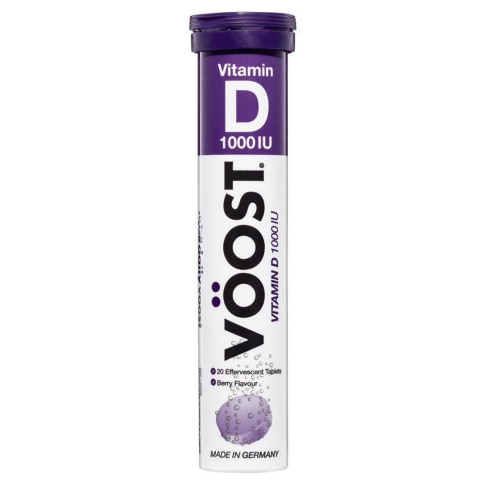 

Voost Vitamin D Effervescent 20 Tablets