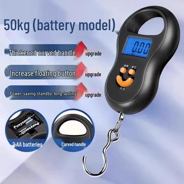Newcomer Discount: High-Precision 50kg Portable Handheld Electronic Scale