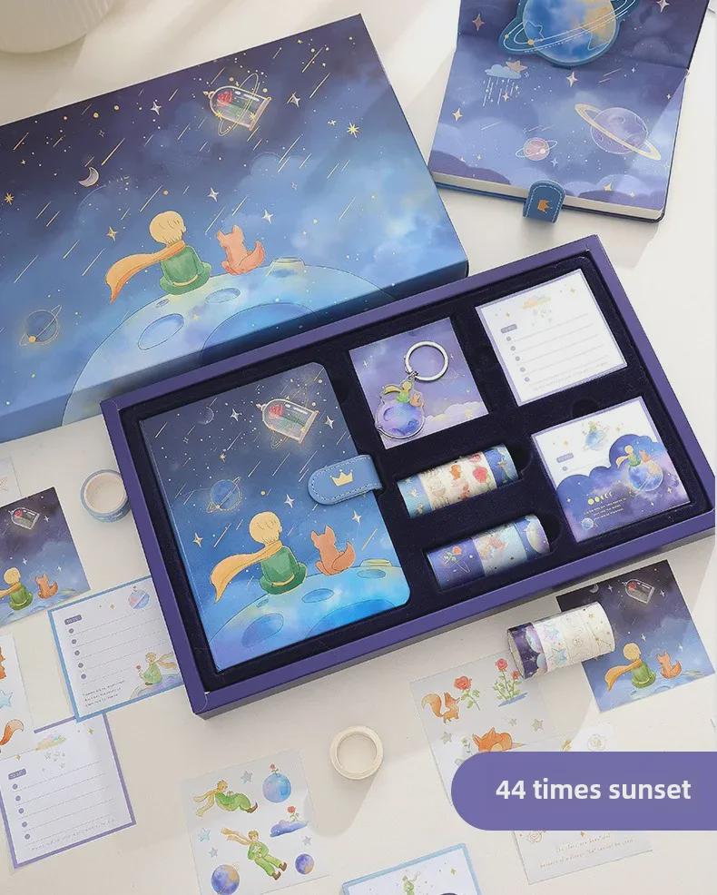 The Little Prince Gift Set: High-Value Notebook, Stickers, and Tape for Boys