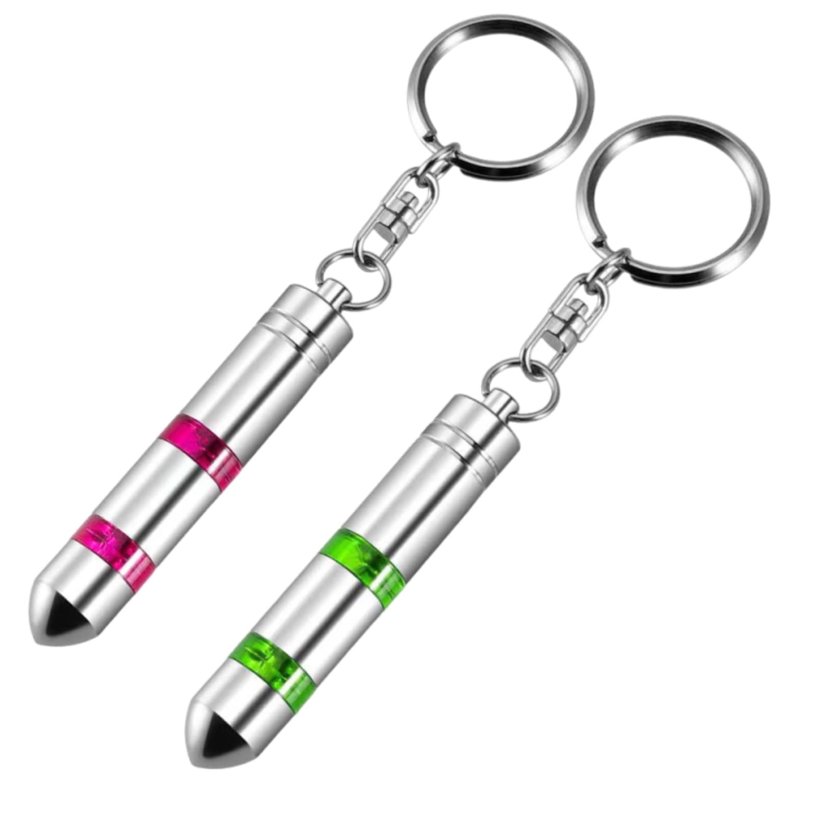 YFFSFDC Anti-Static Key Holder, Removal System, For Cars, Anti-Static Keychain, Anti-Static, Anti-Static Keychain, Set of 2, red + yellow M