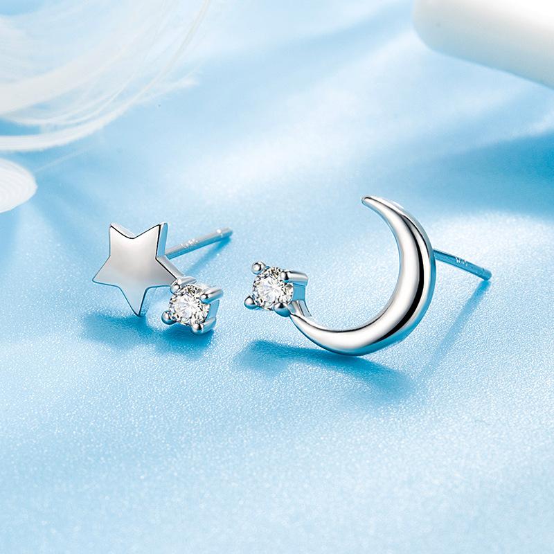 New 925 Sterling Silver Earrings Fashion AAA Zircon For Women Exquisite Student Girlfriend Jewelry Accessories Wedding Party