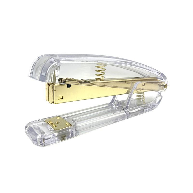 

Stylish, labor-saving transparent stapler for office and students—light luxury supplies.