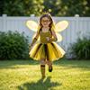 Bugs Bee Cosplay Wings Suit Insect Cosplay Fly Wings Yellow Bee Fly Wings  Dress Up Accessories