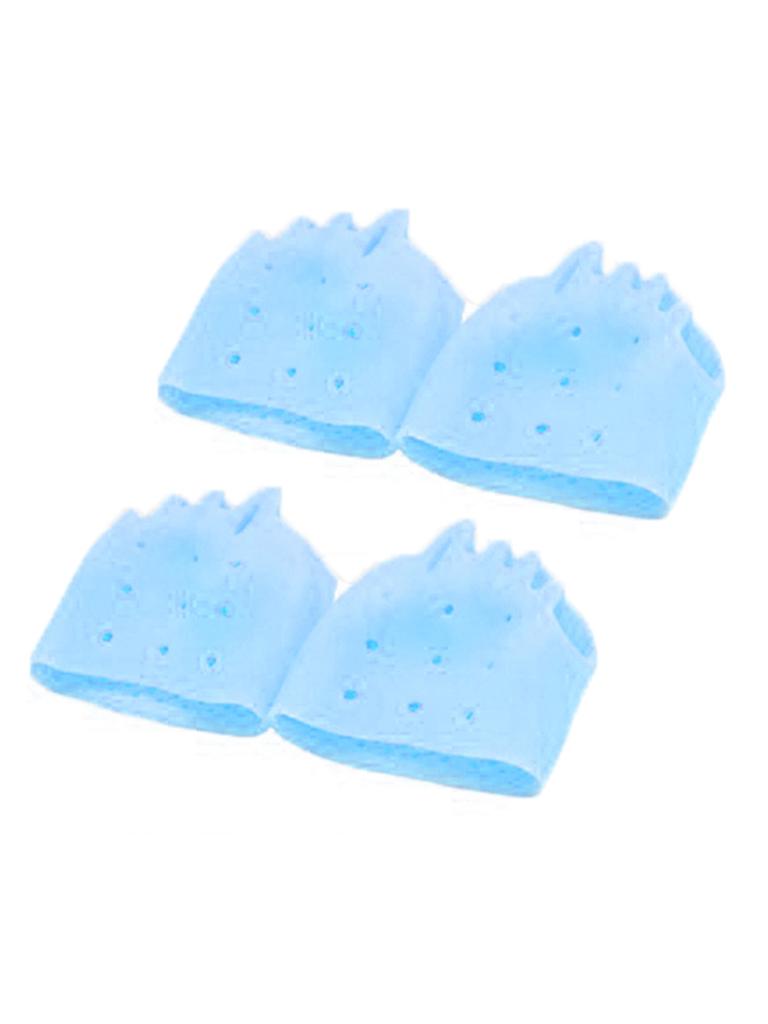 4Pcs Unisex Silicone Toe Separators for Men and Women Soft Breathable Flexible Toe Spacers for Daily Foot Comfort and Alignment