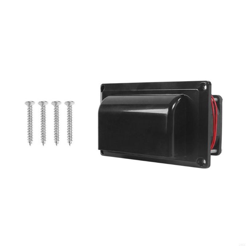 

28GC Trailer Boat Side Ventilation Fan 12V Airflows System With Anti UV ABS Material чорний