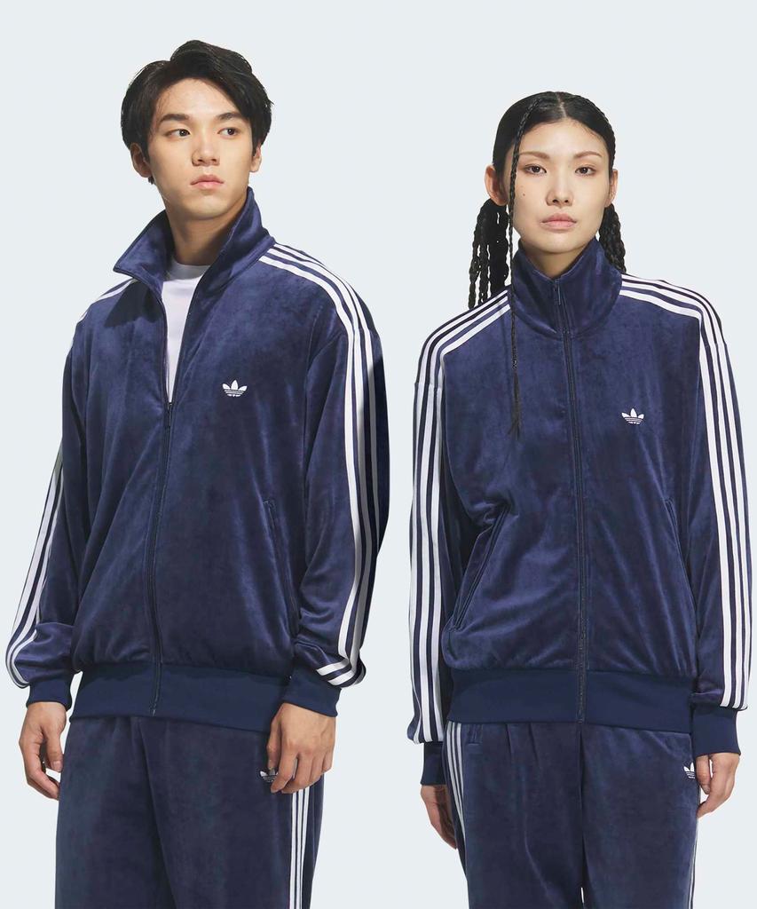 adidas Firebird Velour Track Top - Night Indigo / Kq5475