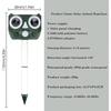 Solar Animal Repellent Device|outdoor Pet Repeller-ultrasonic,waterproof Usb Charge And Scarer