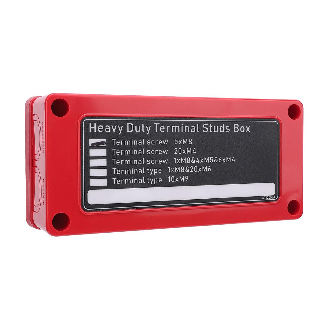 5 Way Power Distribution Block 48V 300A M8 X 5 Heavy Duty Safe Connection Marine Battery Bus Bar for Vehicles Boats RVs