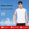 Li Ning Badminton Series Quick-Dry Breathable Sweat-Wicking Training Short Sleeve T-Shirt And Shorts Casual Sports Set Unisex sports set AATV101-1