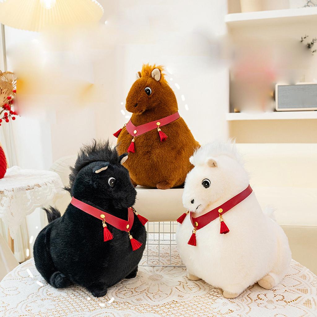 Plush Horse Gift For Boys Girls, Plush Stuffed Animal Toys For Farm Kids Birthday Party