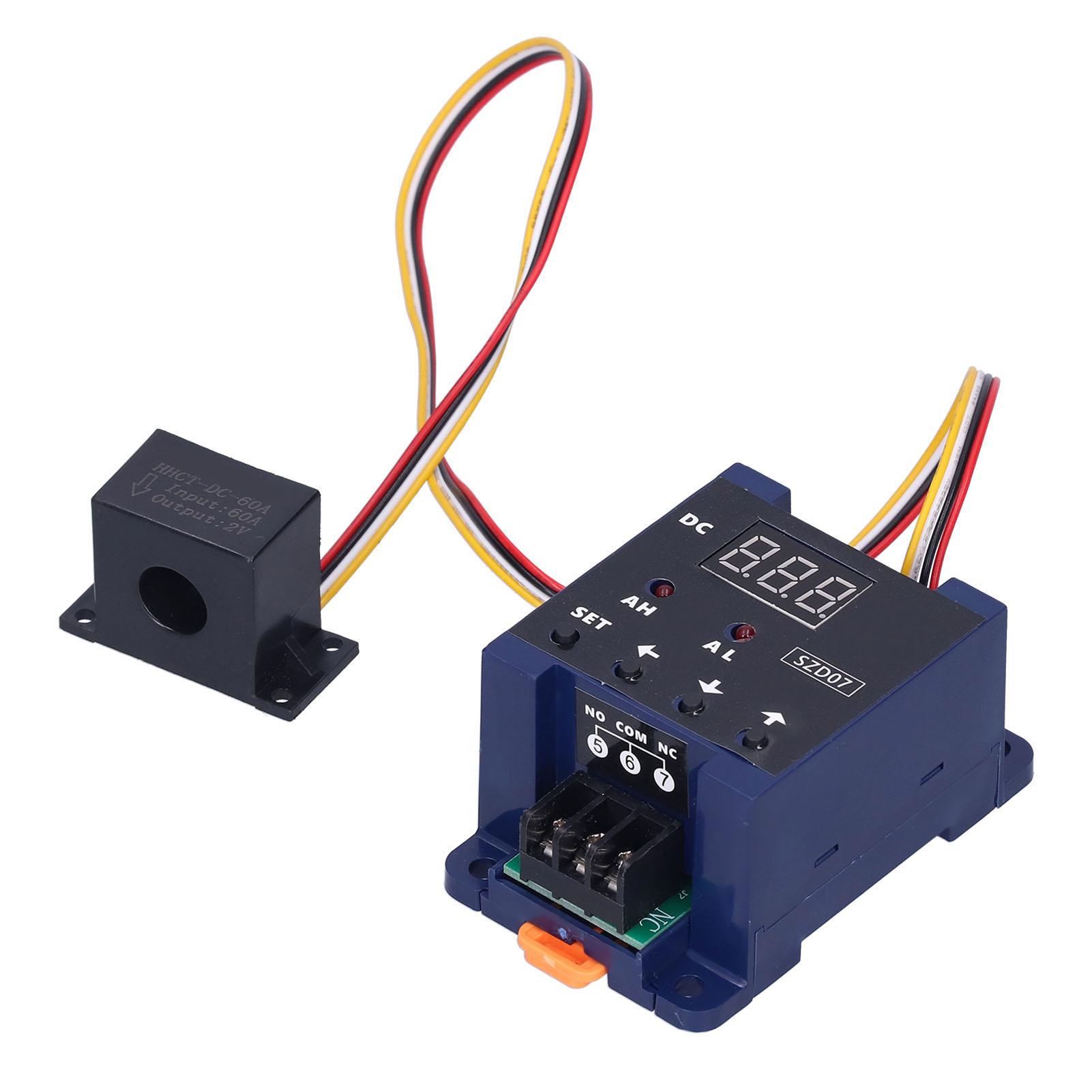 

Digital Display Ammeter Current Sensing Switch with Overload Protection SZD07 DC8 35V