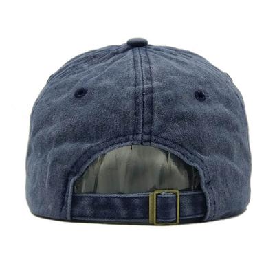 Unisex Baseball Cap Painted Letters Embroidered Shark Hat Washed Old Retro Design Cotton Casual Casquette