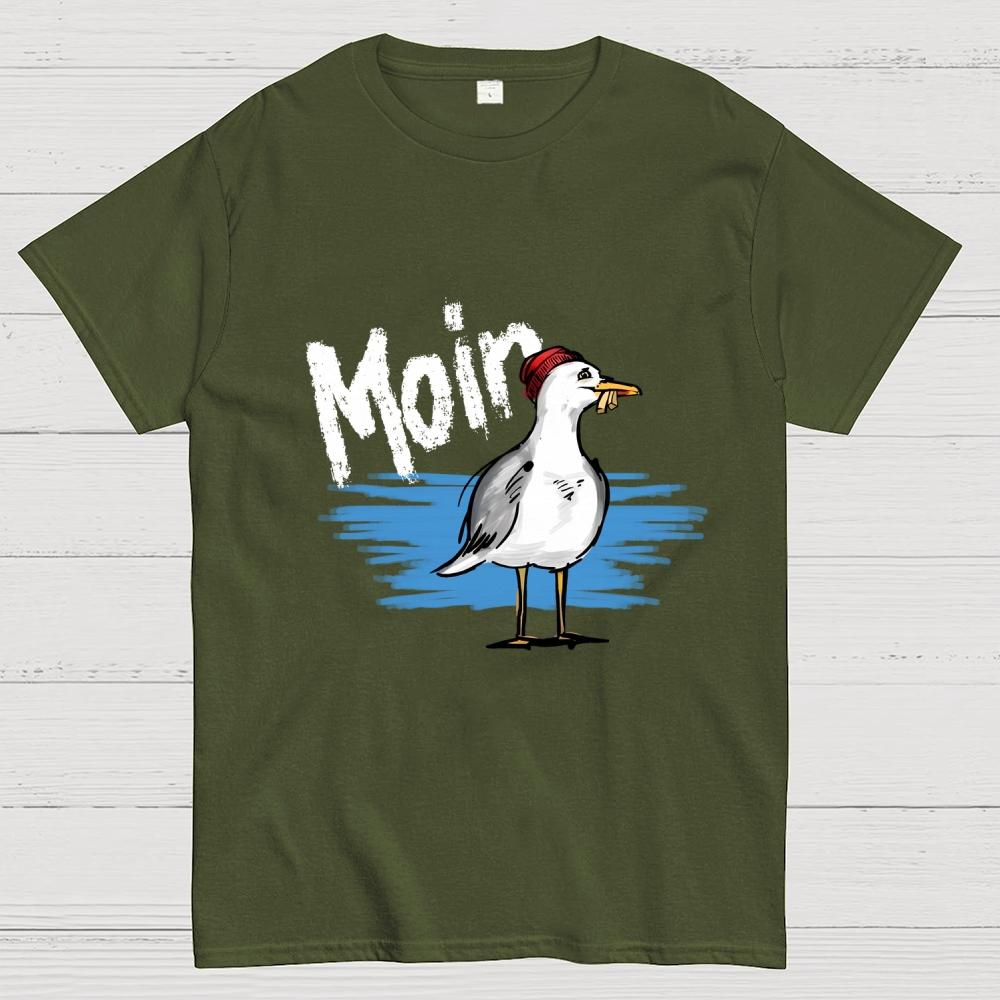 Moin Unisex 100% Cotton Summer Casual Cool Loose T-Shirt