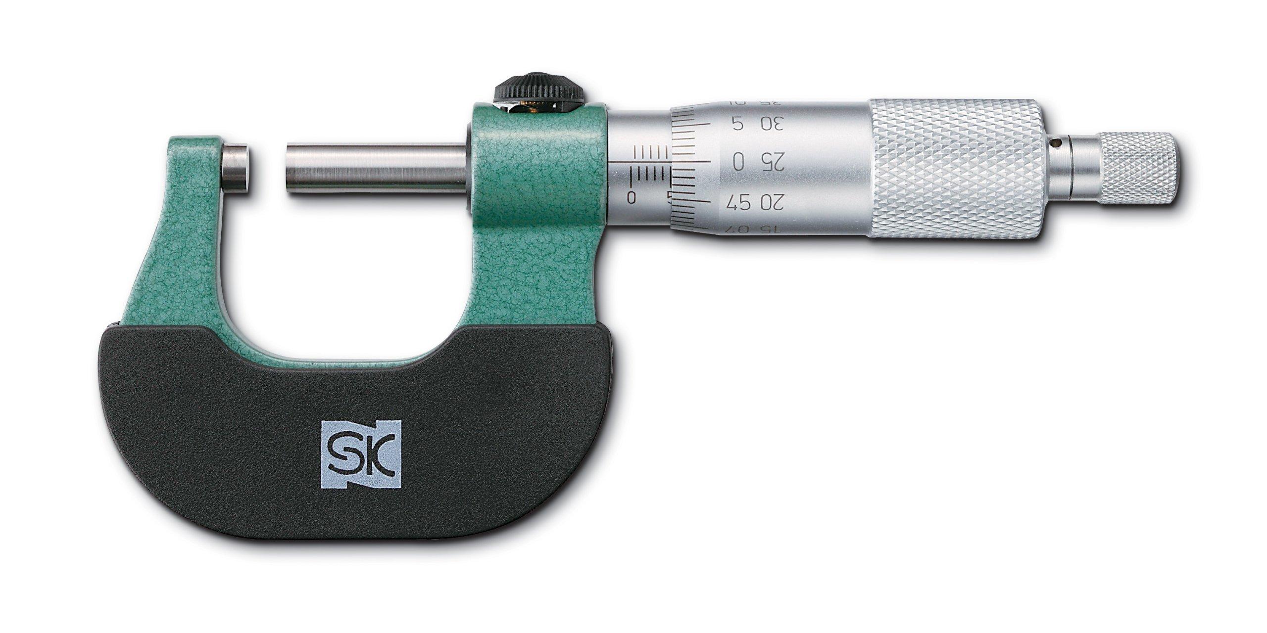 

Niigata Seiki SK Outside Micrometer, LR Type, 0-25mm, MC101-25LR