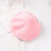 Women Painter Hat Solid Color Octagonal Dome Top Beret Hat Autumn Winter Warm Plush Hat Fashion Accessories